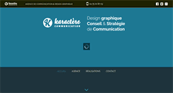 Desktop Screenshot of karactere.com